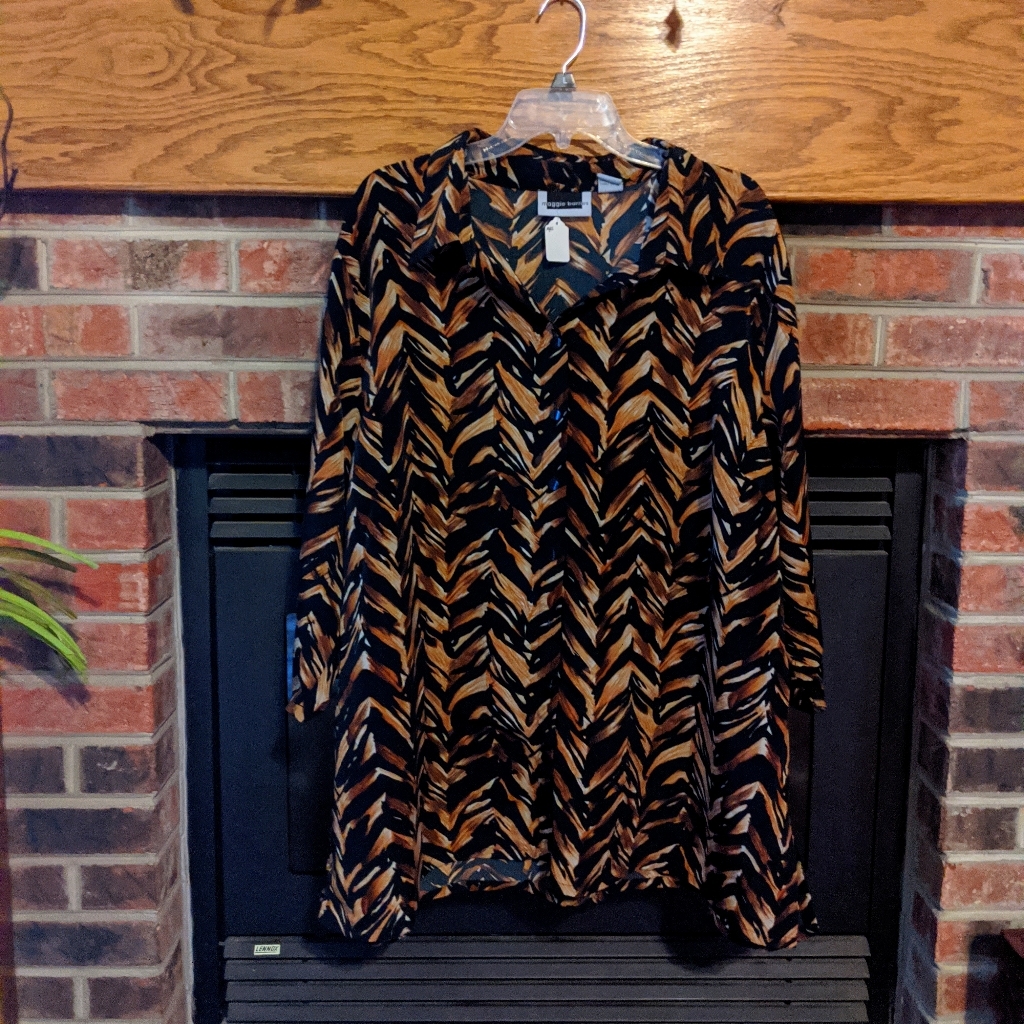 Maggie Barnes Brand 34 Sleeve Blouse Size 26w